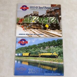 Atlas O Model Train Catalogs 2005-2007 Fall Winter Master Trainman Lot of 2